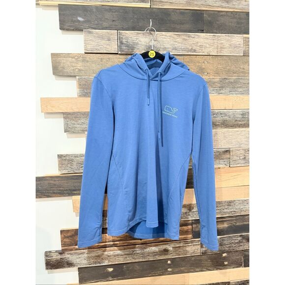 Vineyard Vines Performance Long-Sleeve Hoodie Top size Medium - Picture 2 of 9